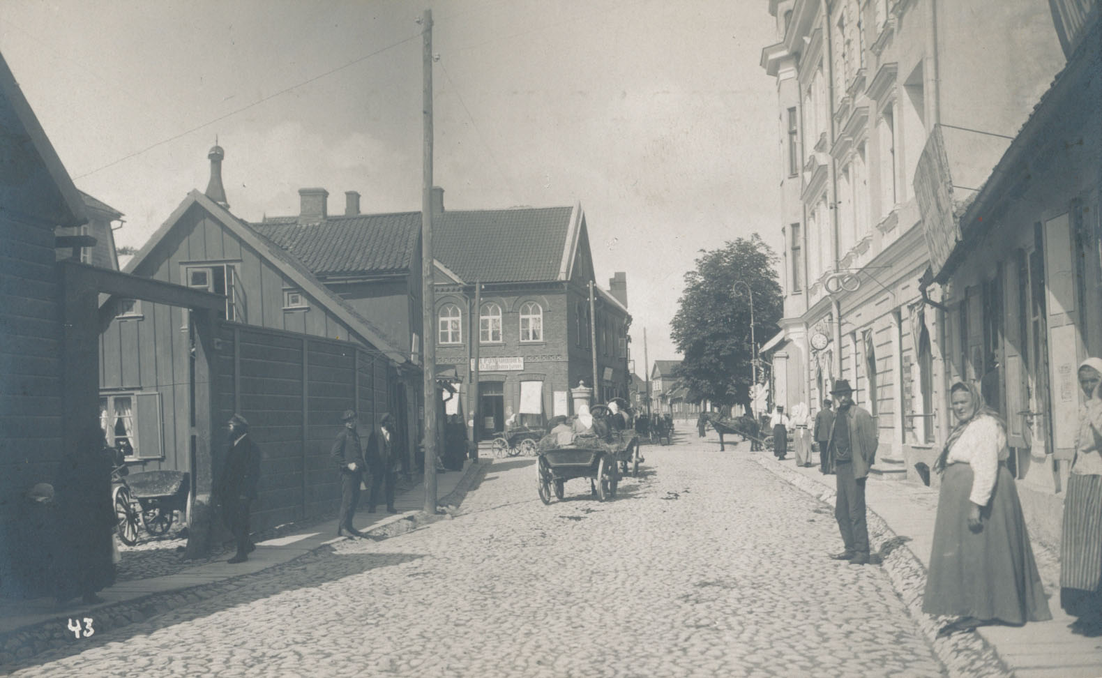 foto, Viljandi, Tartu tn u 1910 F Christin & Co Narva