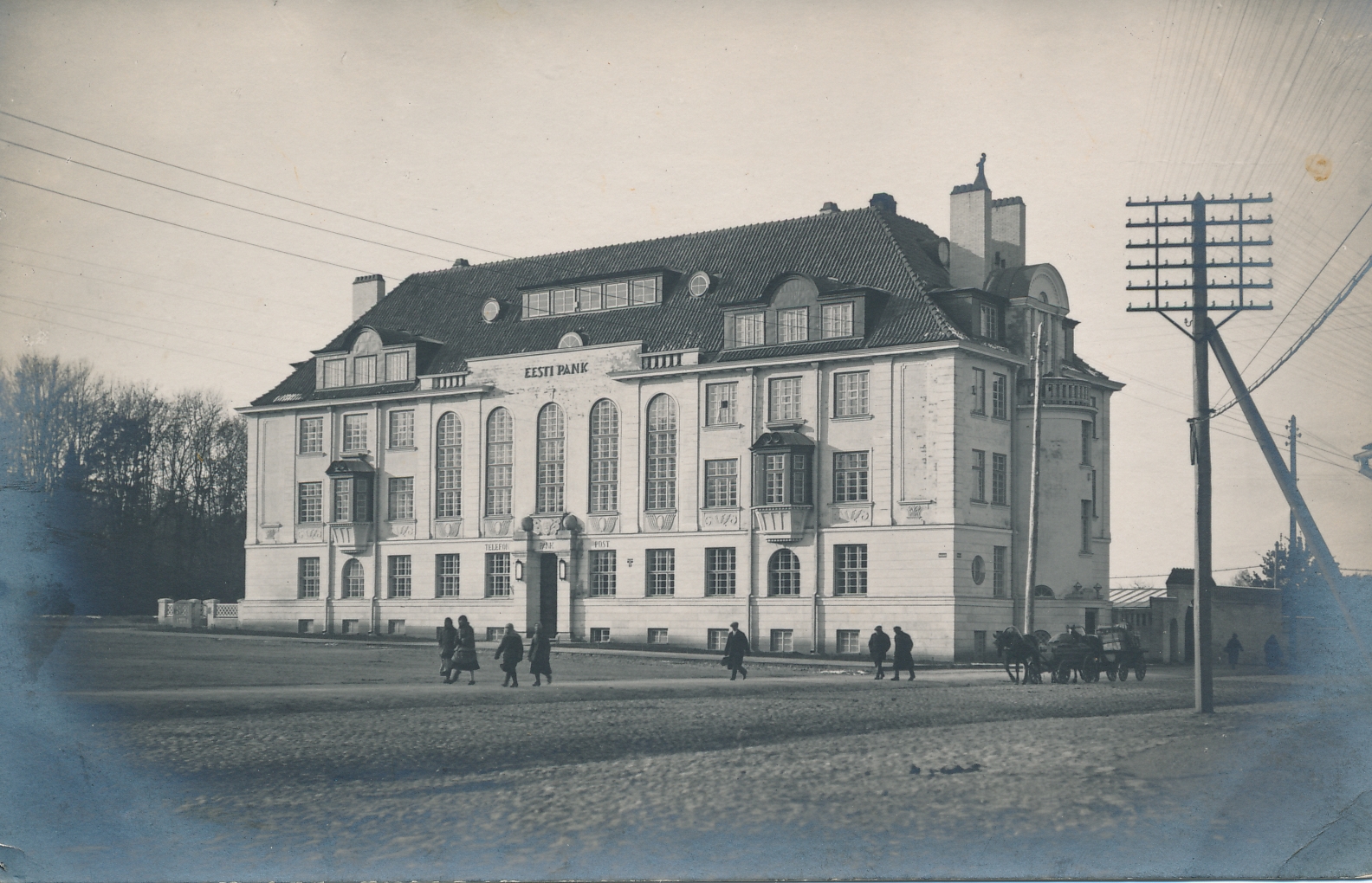 foto, Viljandi, Eesti Pank, 1930nd, foto J. Riet