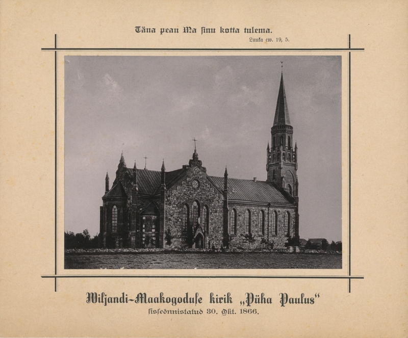 foto, Viljandi, Pauluse kirik, u 1880ndad