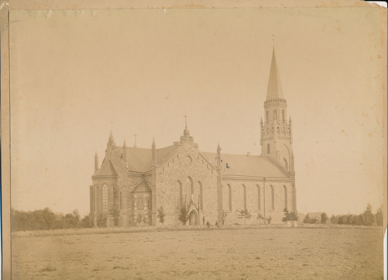 foto Viljandi Pauluse kirik u 1880