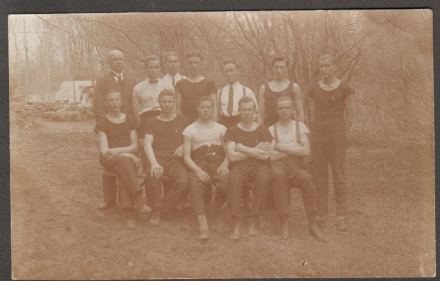 foto, Paide Ühisgümnaasiumi võrkpallurid 1930