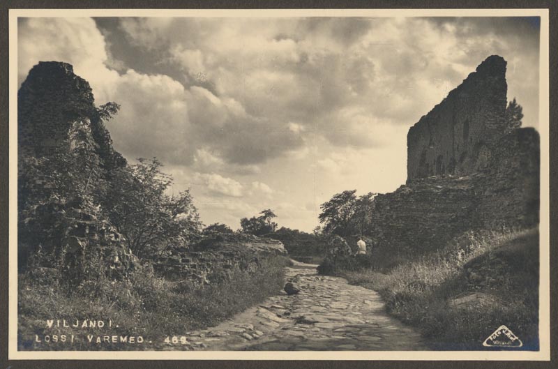 foto albumis, Viljandi, lossimäed, Kaevumägi, u 1930, foto J. Riet
