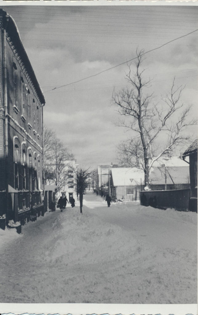 foto, Viljandi, Lossi tn, Posti ja Uue tn vahel 1958 F H.Riet