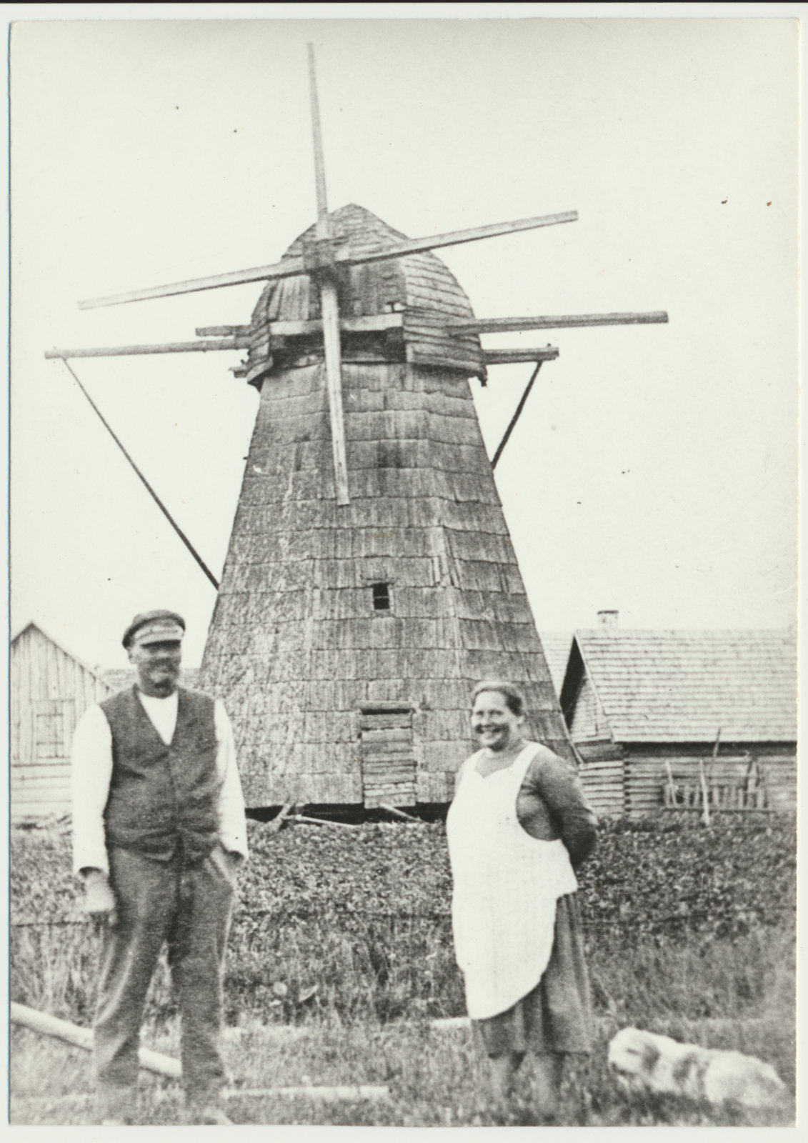 foto Halliste khk, Abja, tuuleveski u 1930