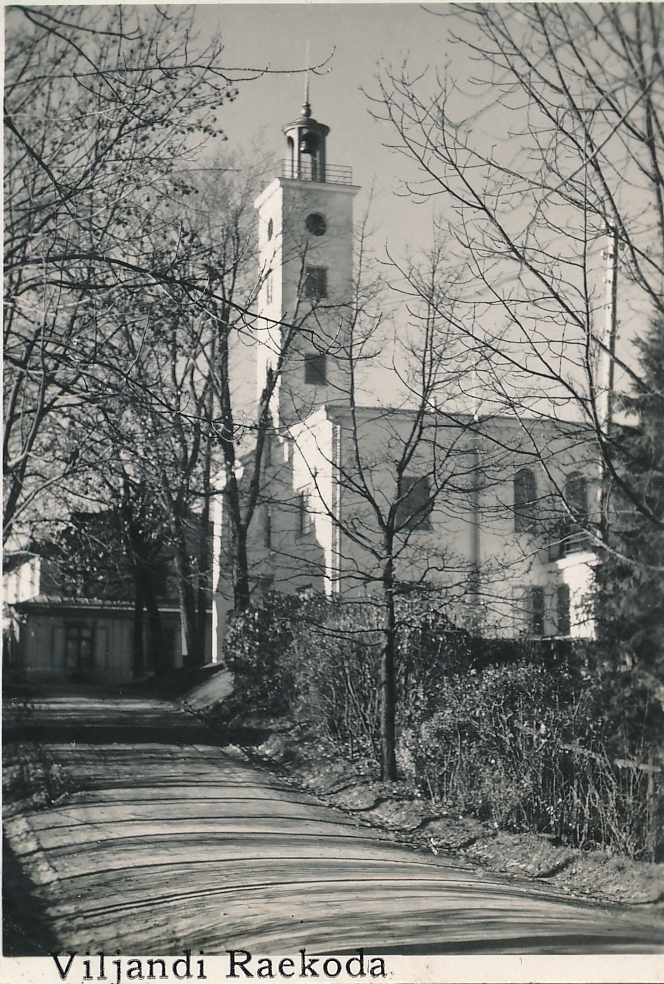 foto, Viljandi uus raekoda Trepimäelt u 1935