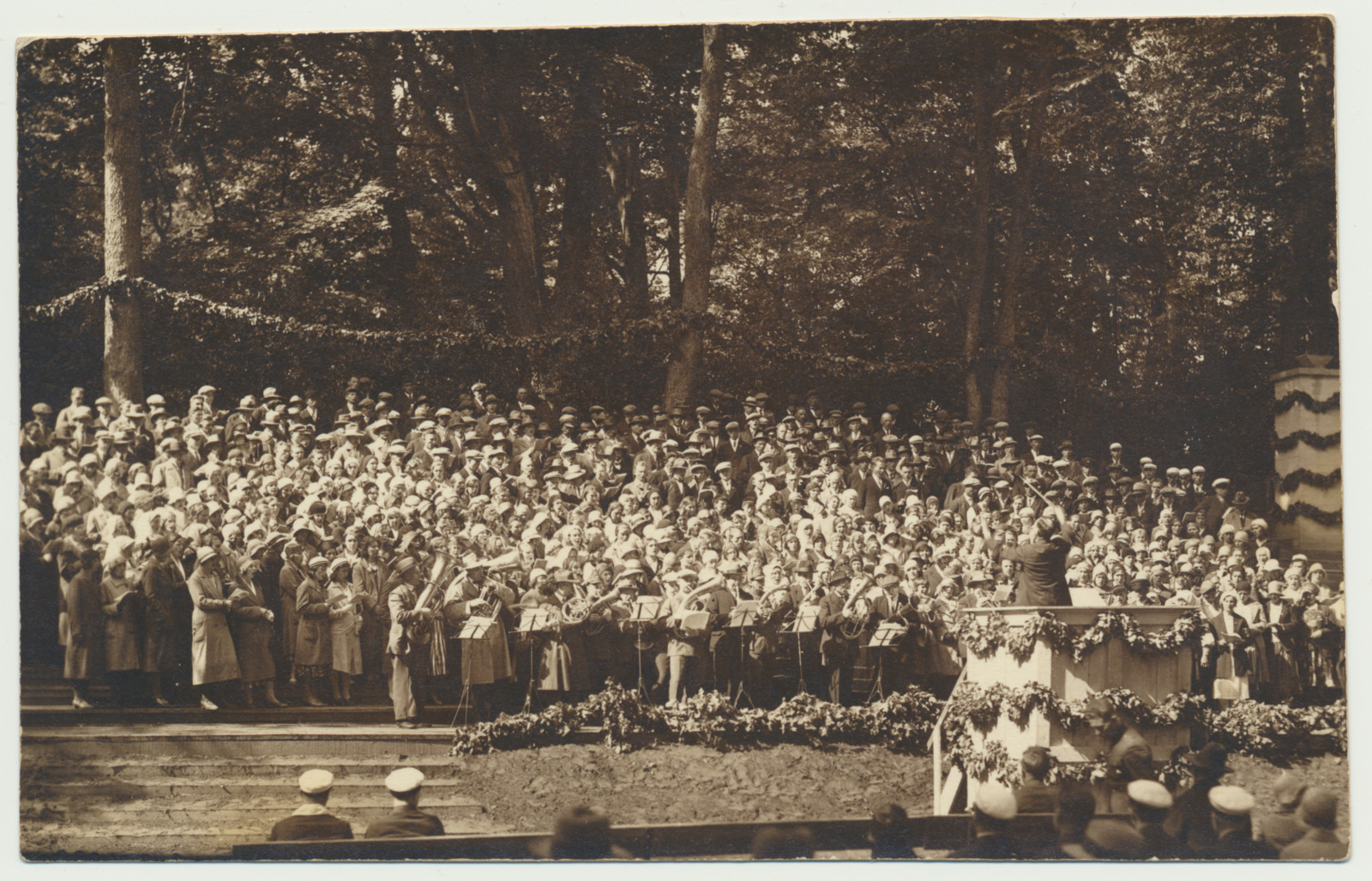 foto, Sakalamaa laulupidu, esinejad, 1931, foto A. Järvekülg