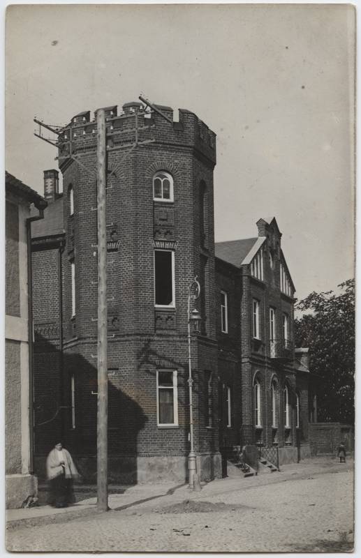 fotopostkaart, Viljandi, Jakobsoni tn 16, von Stryki maja (Vana-Võidu mõisnik), 1911