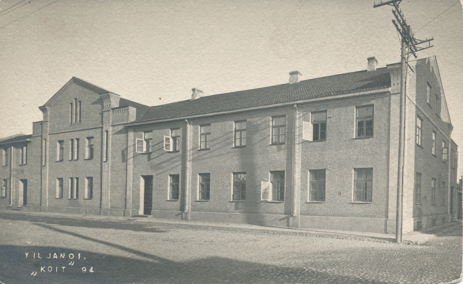 foto, seltsi Koit maja, Jakobsoni tn 18, u 1915, foto J. Riet