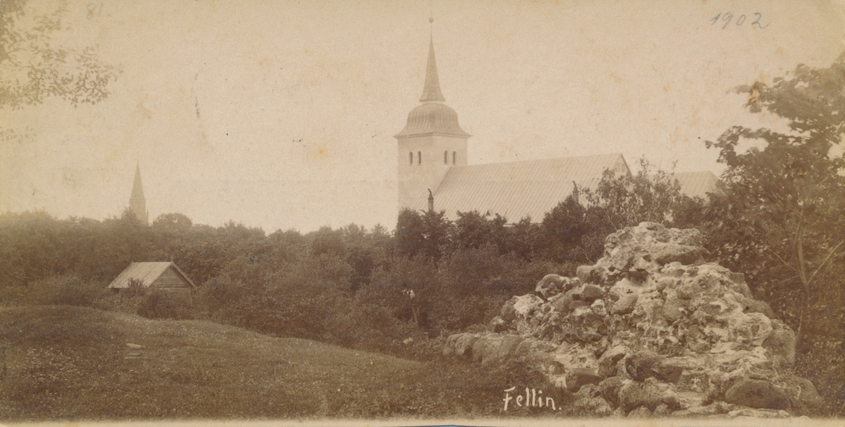 foto, Viljandi, Jaani kirik, u 1902