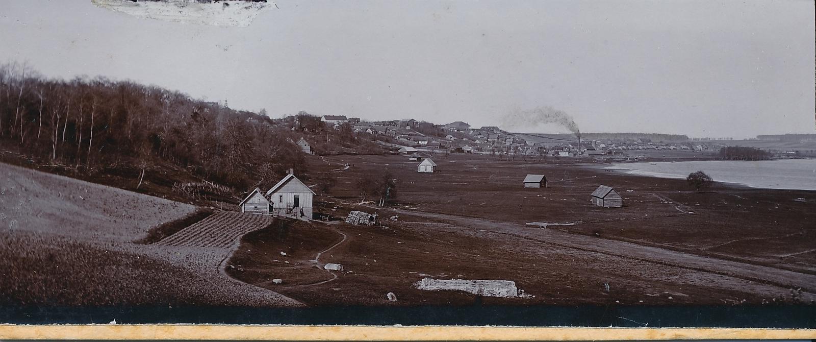 foto Viljandi järv ümbrusega u 1900, peegelpildis