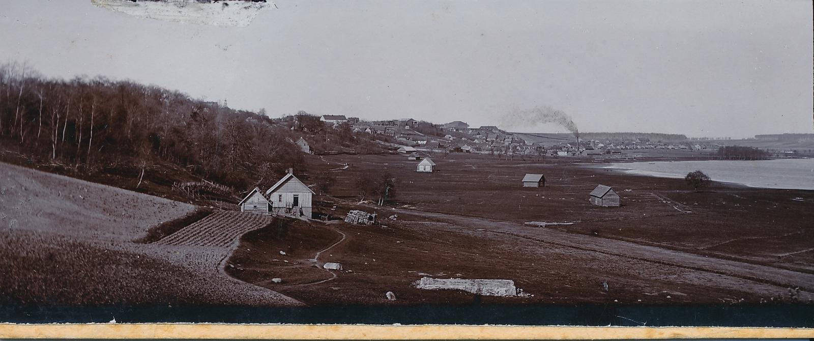 foto Viljandi järv ümbrusega u 1900, peegelpildis