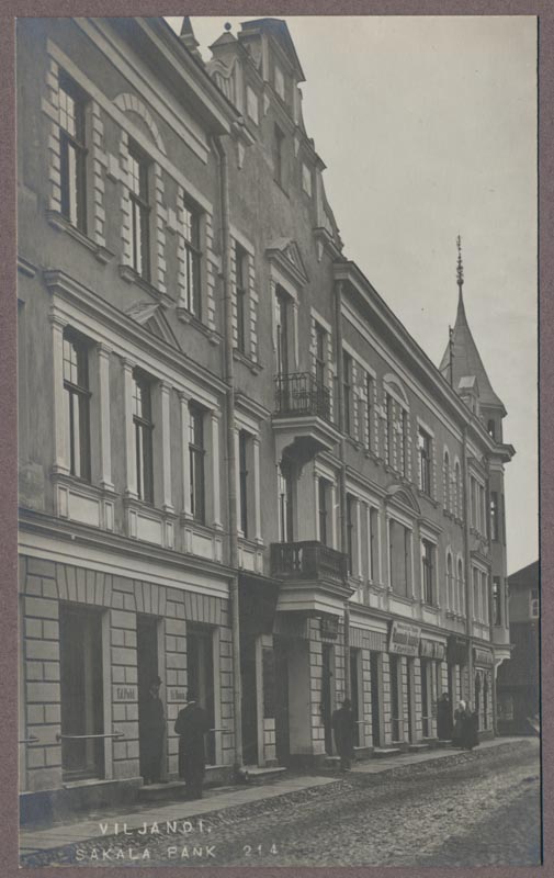 foto albumis, Viljandi, Lossi tn 26, E. Pohli maja, u 1910, foto J. Riet