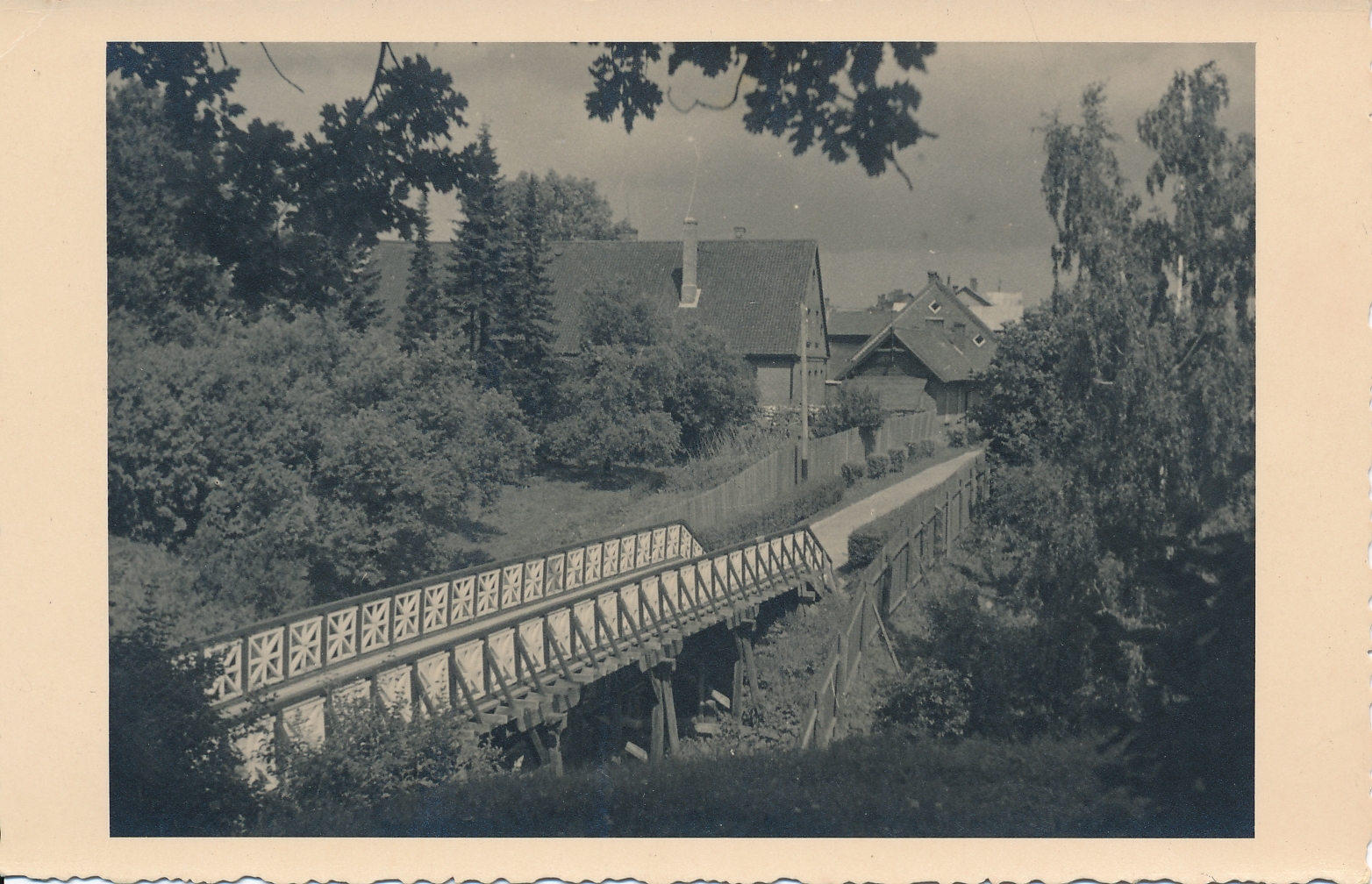 foto, Viljandi, lossimäed, Varese sild, Lossi tn algus, u 1930