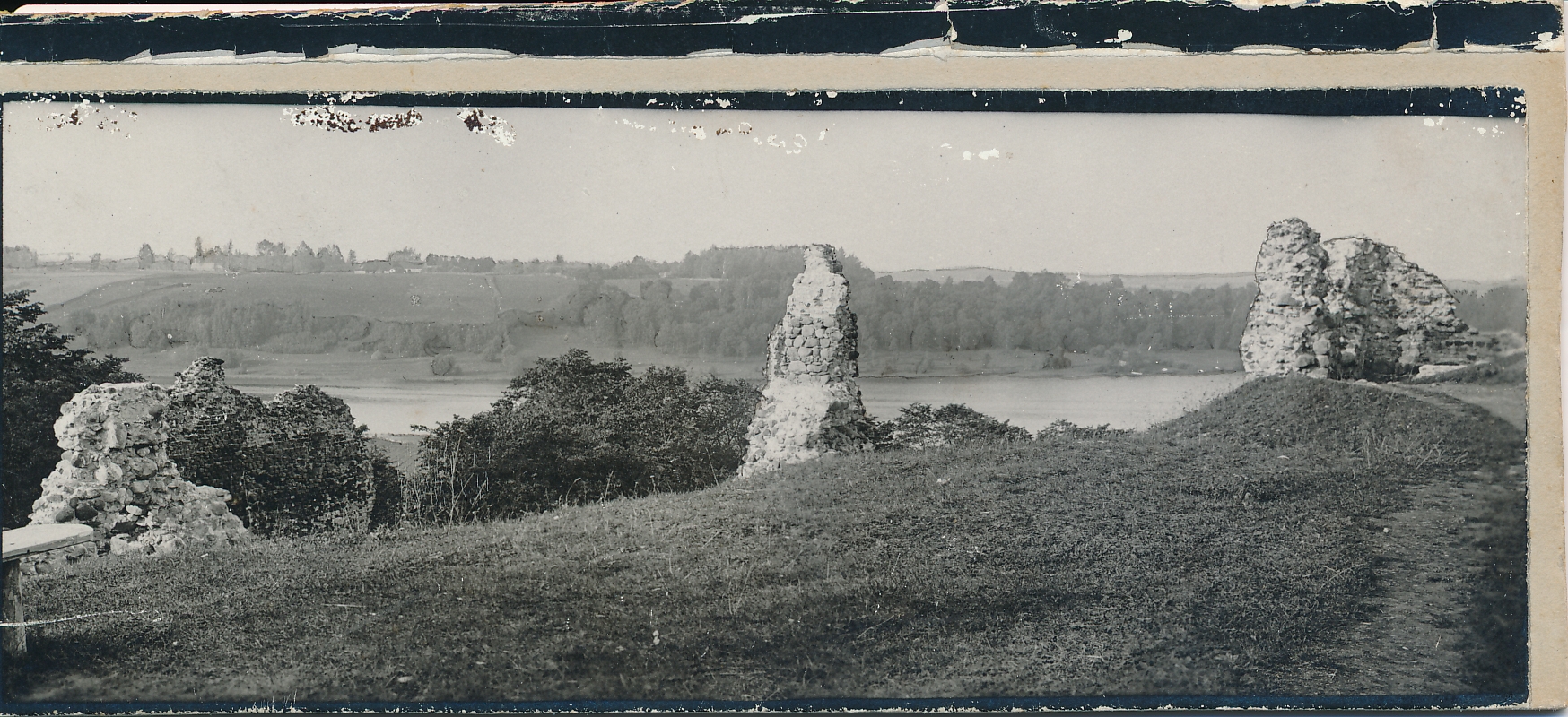 foto, Viljandi, lossimäed, Kaevumägi, peegelpildis, u 1900