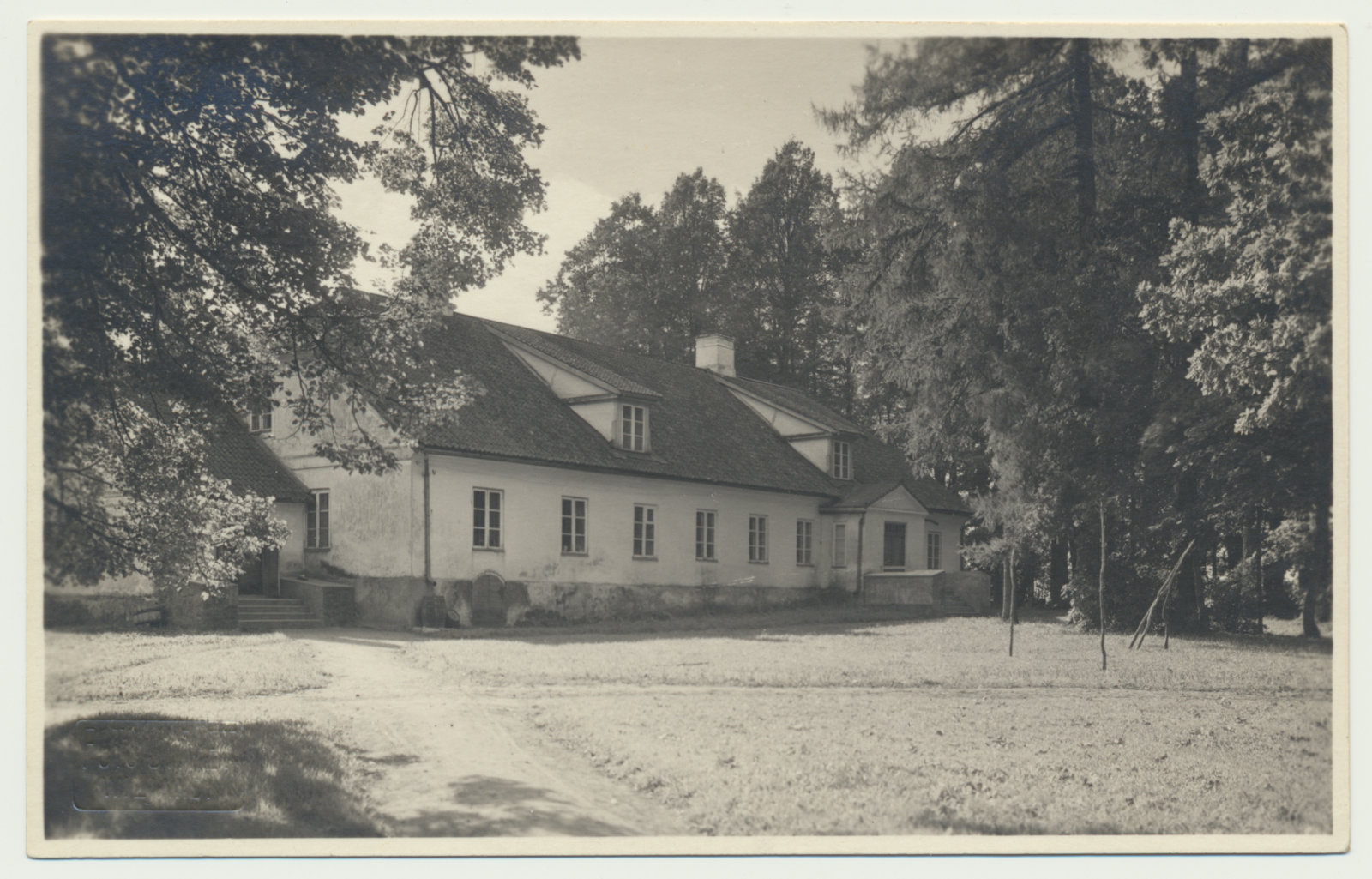 foto, Viljandimaa, Halliste, pastoraat, u 1920
