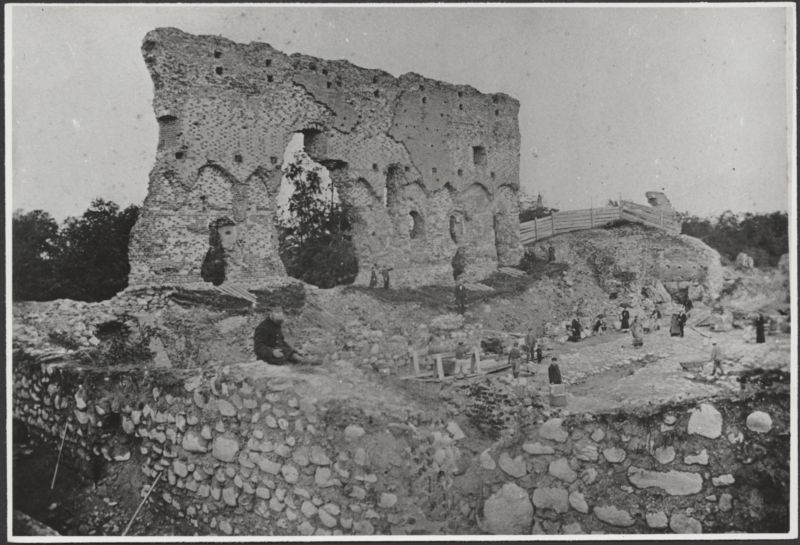 fotokoopia, Viljandi, Kaevumägi, arheoloogilised väljakaevamised, 1878/1879