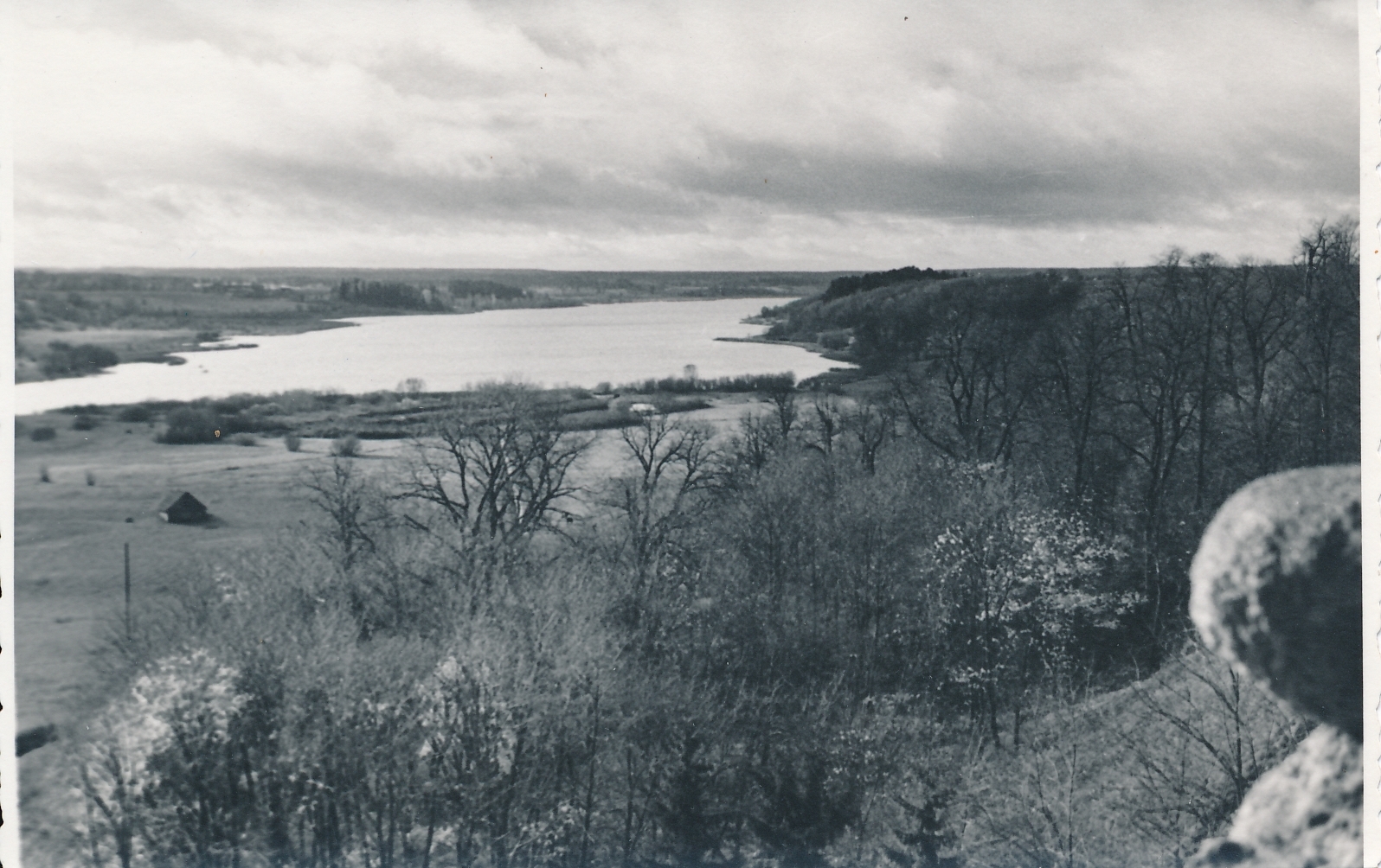 foto, Viljandi, järv ja heinamaa 1957 F H.Riet