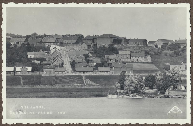 foto albumis, Viljandi, järv, Kõrgemäe tn piirkond, u 1915, foto J. Riet