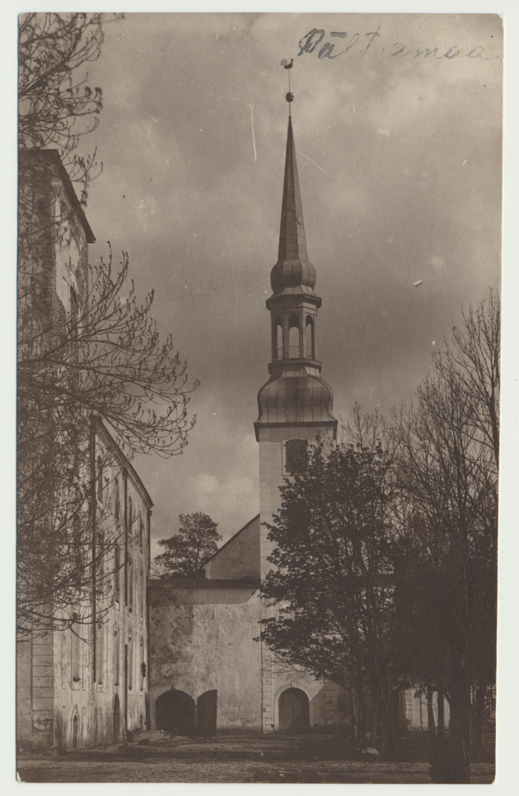 foto, Põltsamaa, kirik, loss, u 1930, foto A. Mik