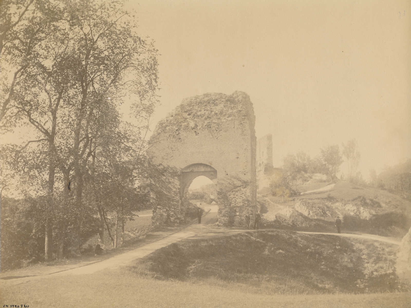 foto, Viljandi, lossimäed, väravaosa, Kaevumägi, u 1895
