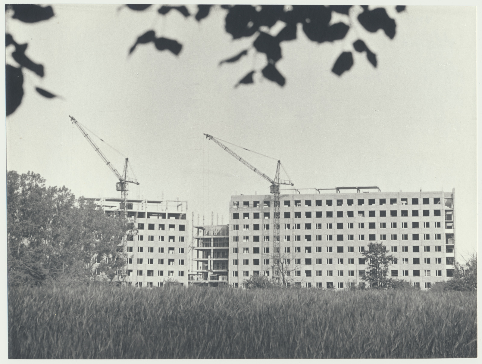 foto, Viljandi haigla ehitus, 1983, foto K. Kuusk