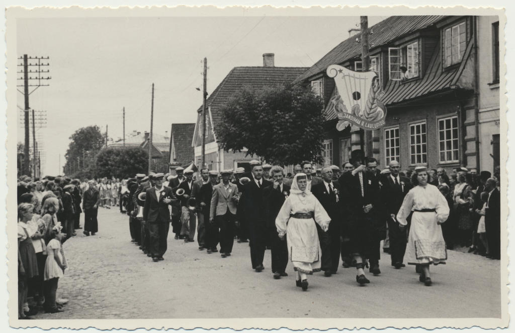 foto Viljandimaa IX laulupidu 1947, foto A.Kiisla