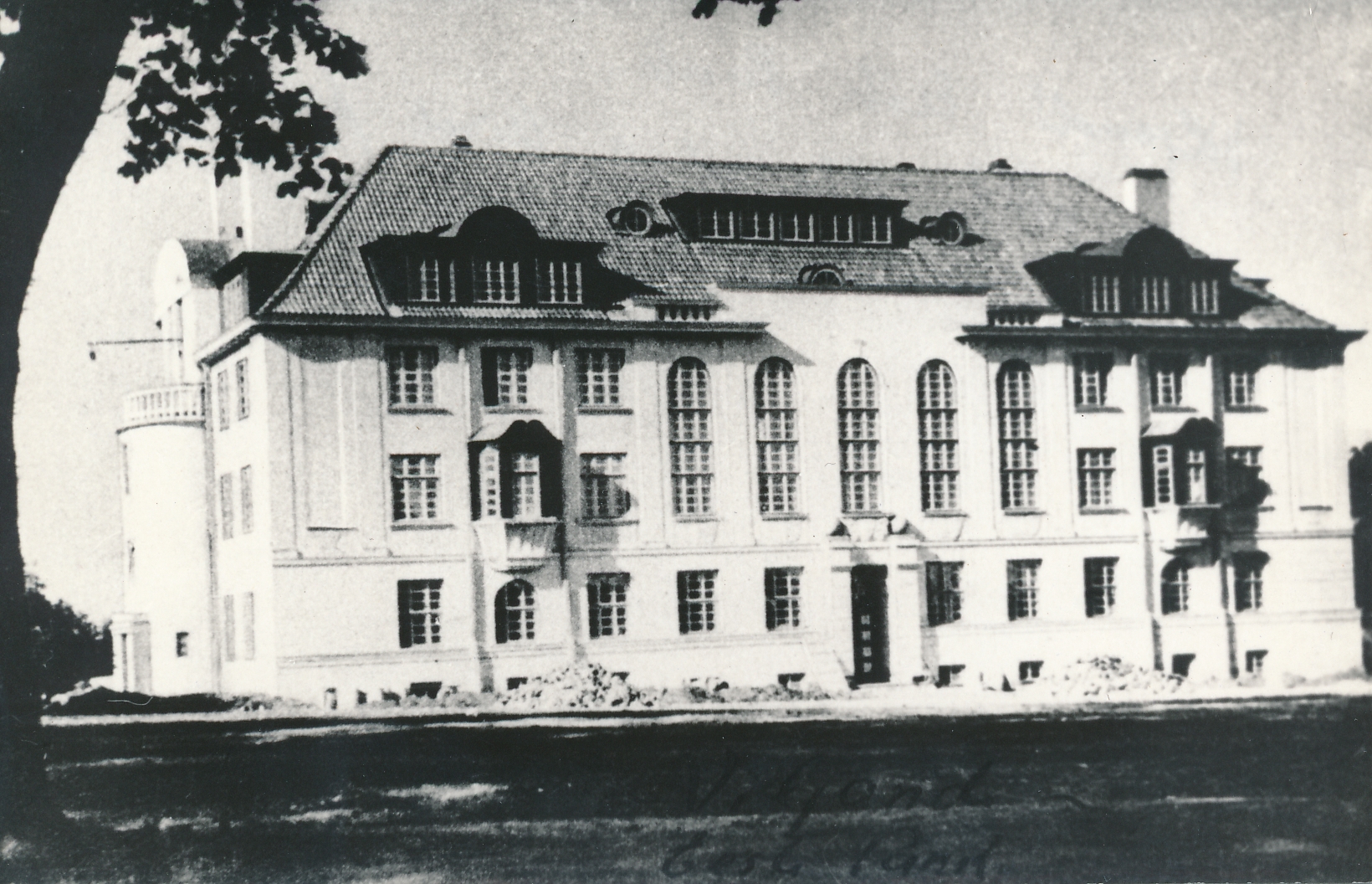 fotokoopia Eesti Panga Viljandi osakonna maja Vabaduse plats'il u 1930