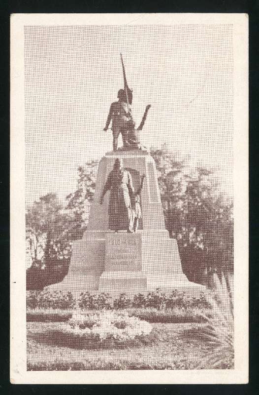 trükipostkaart, Viljandi Eesti Vabadussõjas langenute mälestussammas, otsevaade, u 1935