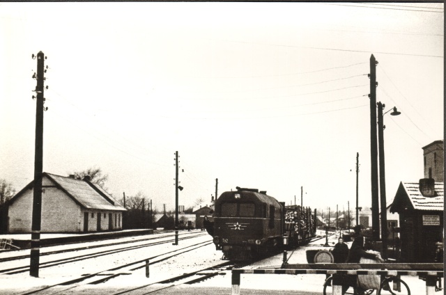 foto, manöövervedur Türi raudteejaamas 1967.a.