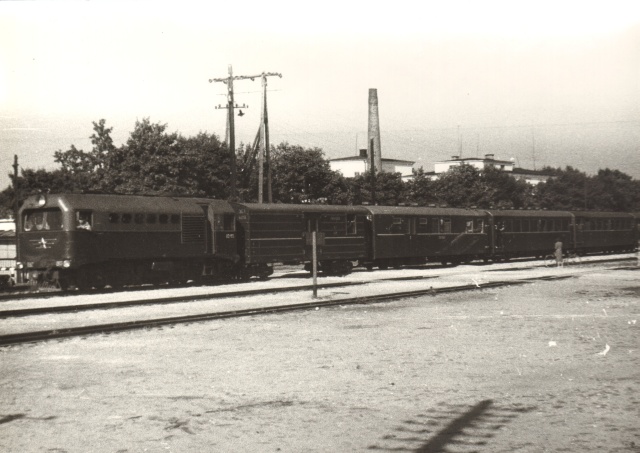 foto, reisirong Türi raudteejaamas 1963.a.