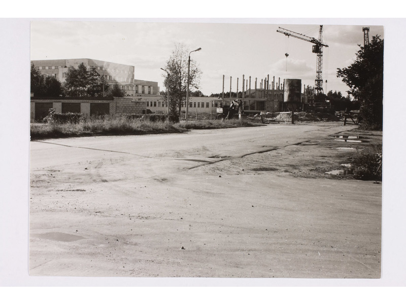 Construction of Jõgvea Hospital 1989