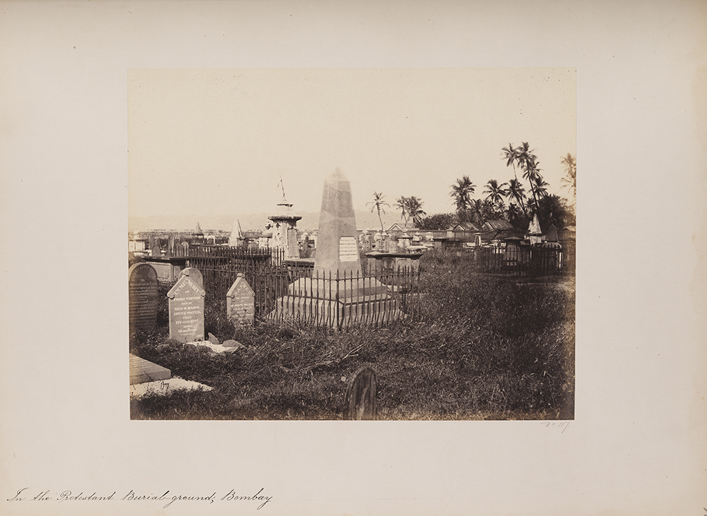 In the Protestant Burial-ground, Bombay