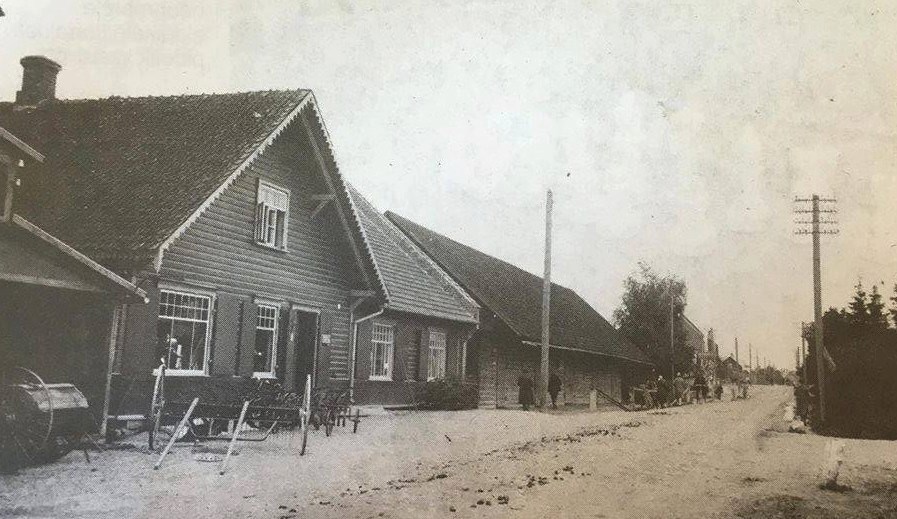 Jõgeva view of the Great t railway by before the war