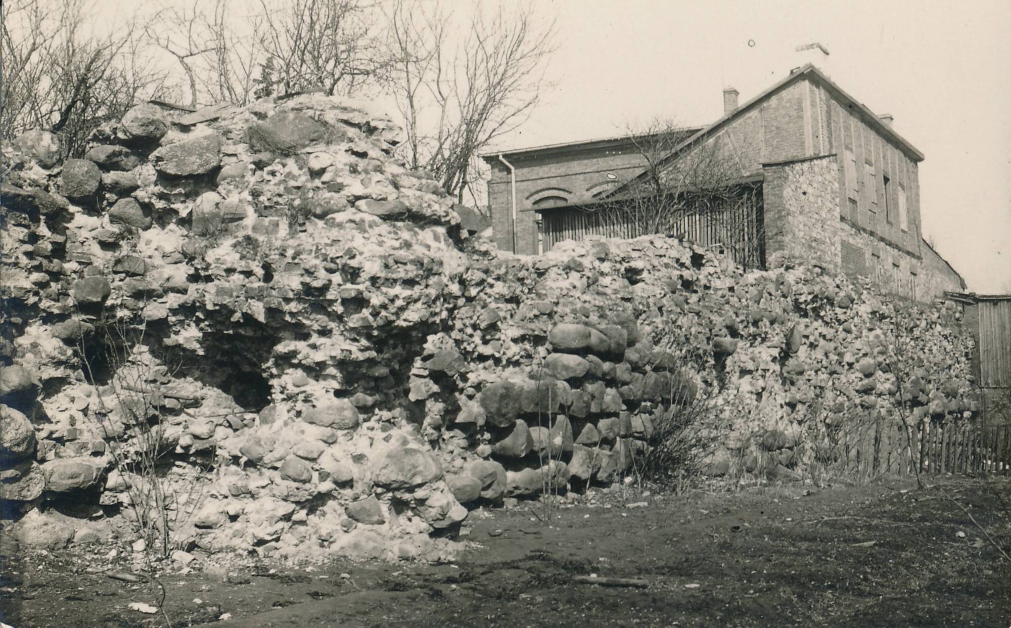 Tartu keskaegne linnamüür (Lihapoe t äärs), 1929.