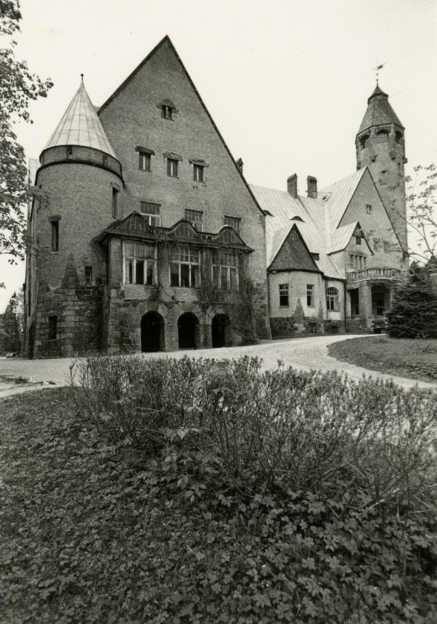 Taagepera mõisa peahoone, vaade. Arhitekt Otto Wildau