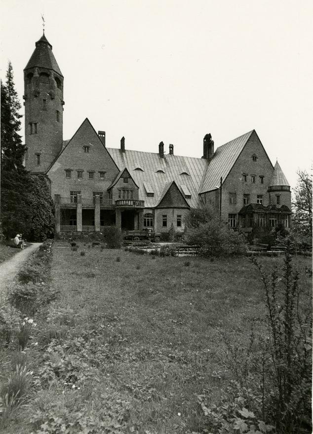 Taagepera mõisa peahoone, fassaadivaade. Arhitekt Otto Wildau