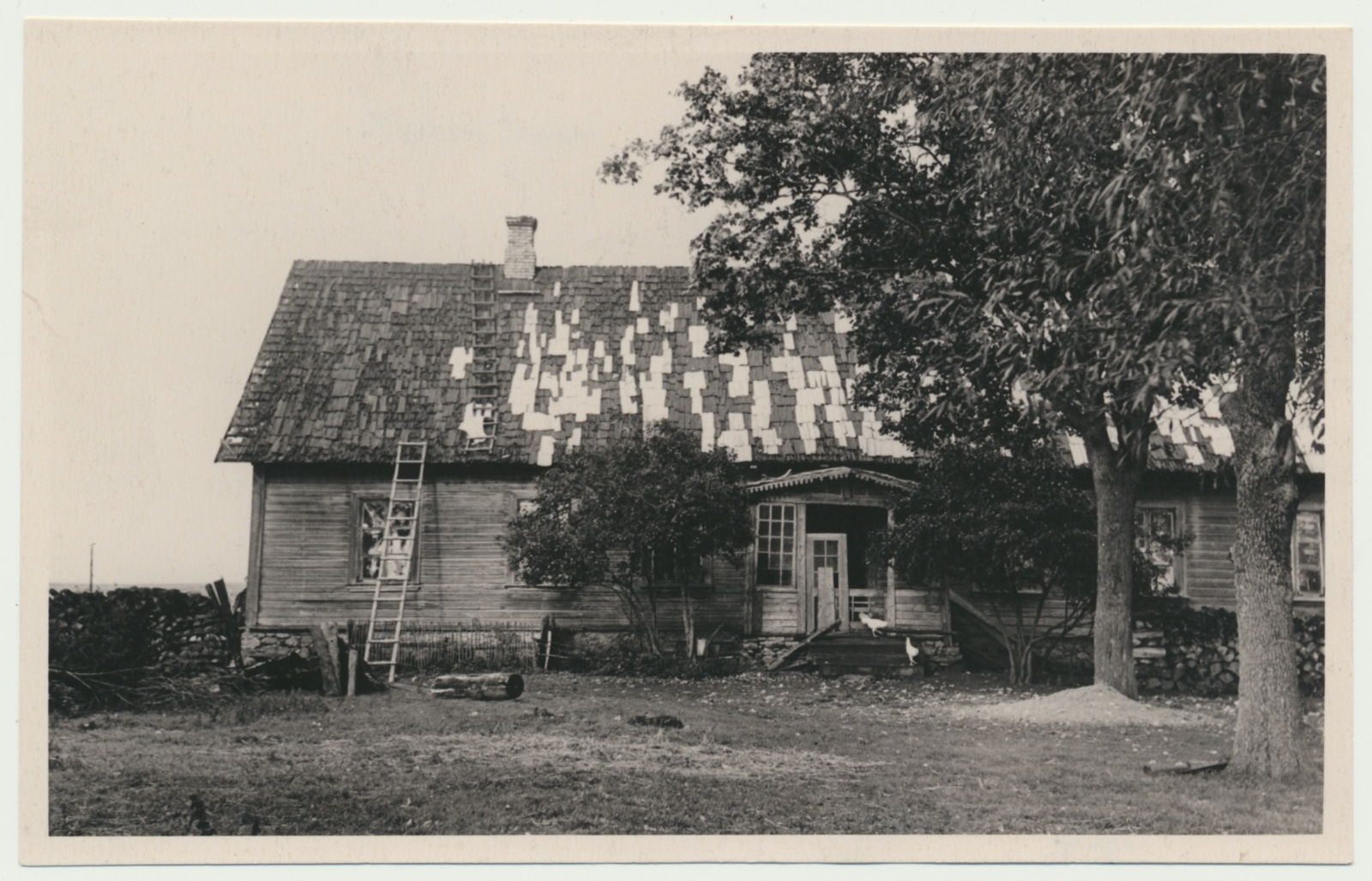 foto Põltsamaa khk endine Annikvere koolimaja 1957