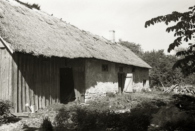 Next building of võlla manor Saare county Muhu vald Võlla village