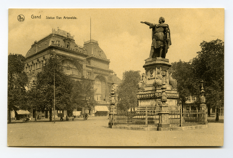 Postkaart: Gent, Jacob van Artevelde ausammas