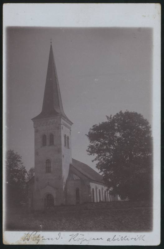 fotopostkaart, Kõpu khk, Kõpu kirik, u 1915