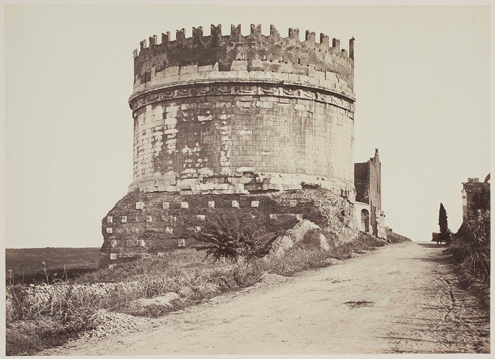 Cecilia Metella mausoleum Via Appia ääres Roomas