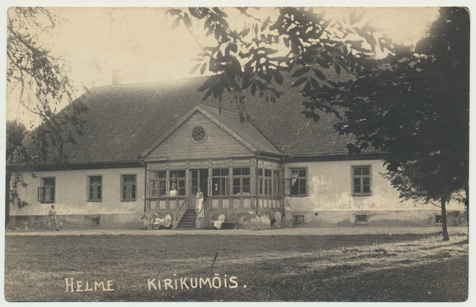 foto, Helme kirikumõis, pastoraat u 1920