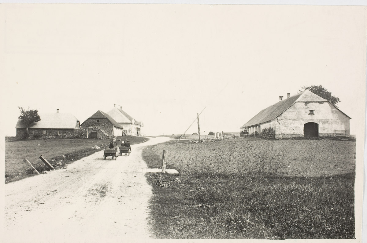 Endine Torma postijaam Torma kiriku lähedal, 1921