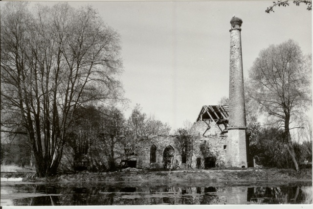 foto Vodja mõisa viinavabriku varemed 1993
