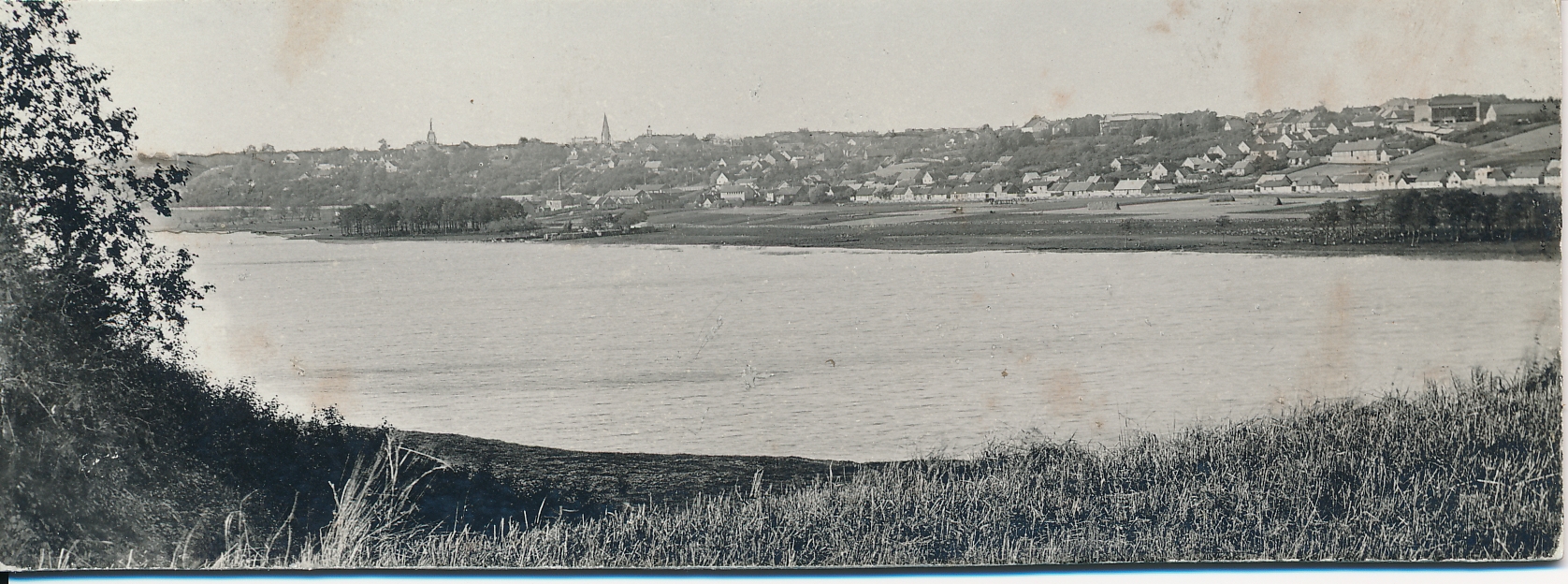 foto, Viljandi, vaade linnale, järvele Viiratsi mäelt u 1910 F J.Riet