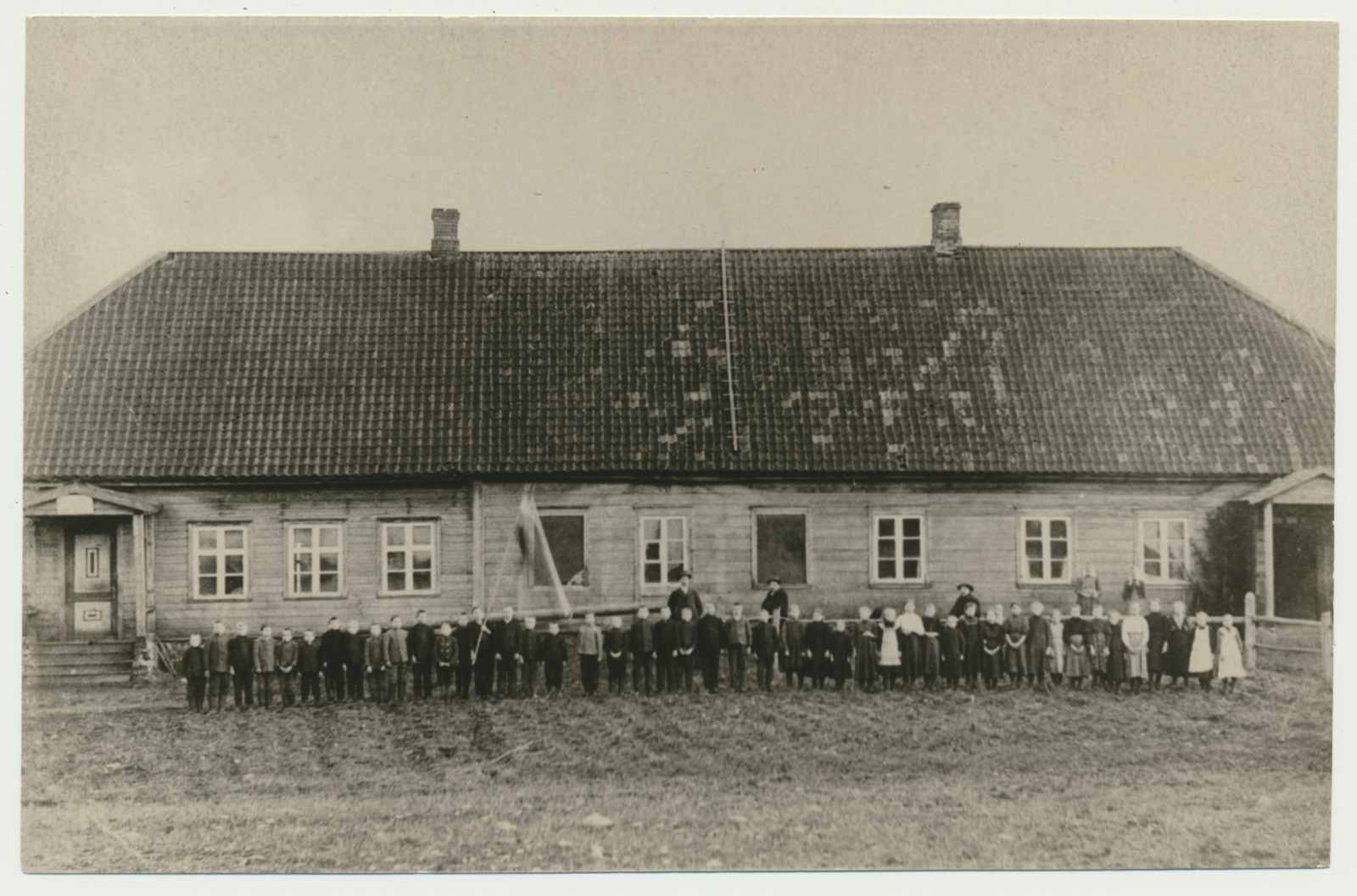 fotokoopia, Viljandimaa, Holstre vald, Pulleritsu kool, 1914