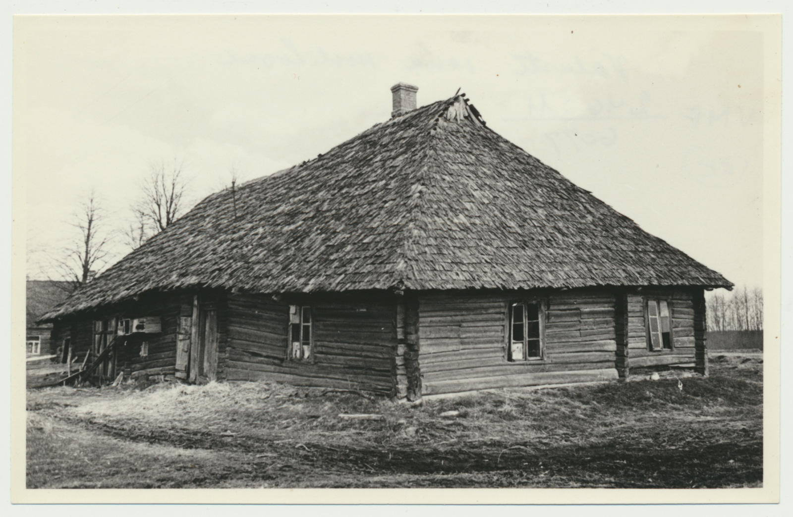 foto, Viljandimaa, Väluste vana koolihoone, 1959, foto L. Vellema