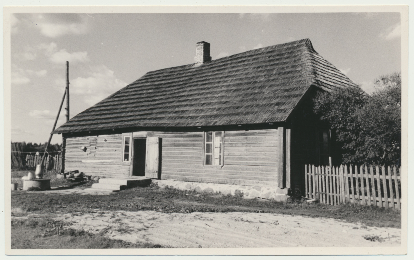 foto, Viljandimaa, Tääksi, endine Vene kiriku koolihoone, 1960