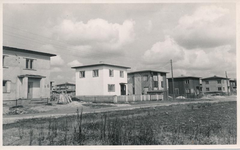 foto, Viljandi, Kullamäe tn, uus osa, 1960