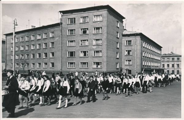 V.I.Lenini 93. sünniaastapäevale pühendatud mälestusmiiting. Tartu, 1963.a.